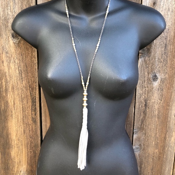 Jewelry - Boho tassel statement necklace